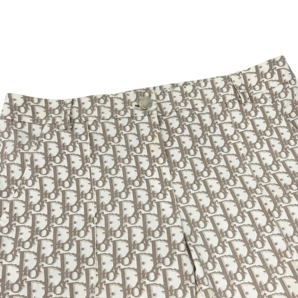 Christian Dior Vintage 2005 Trotter Monogram Pants Bottoms #36 Brown [105699] - Picture 7 of 13